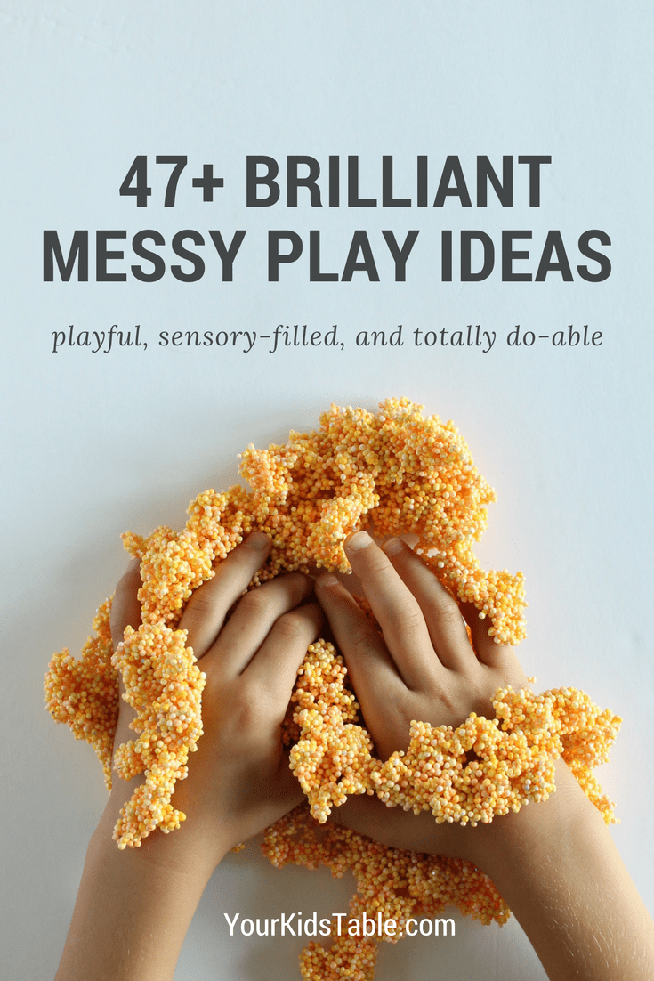 Epic Messy Play List that's Sensory-Filled, Inspiring, and Easy!